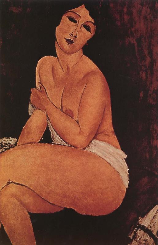 Amedeo Modigliani Seated Female Nude oil painting image